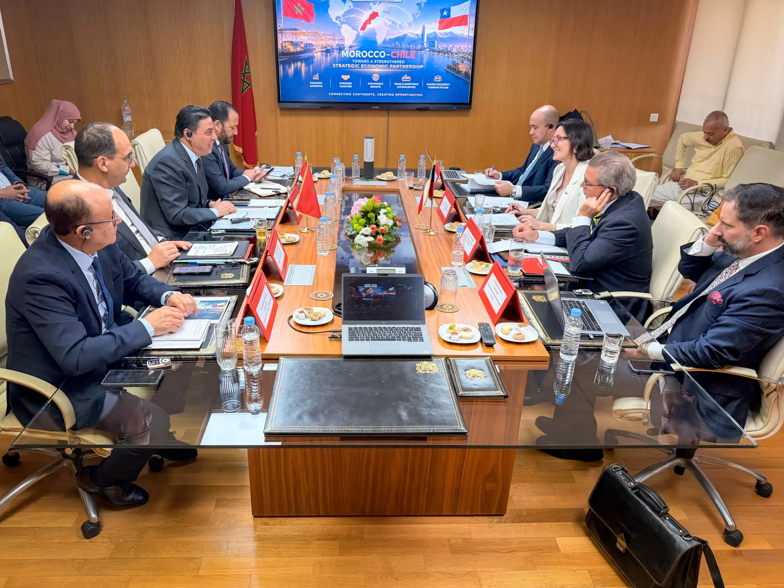 Chile y Marruecos suscriben declaración conjunta y dan primer paso para un acuerdo comercial