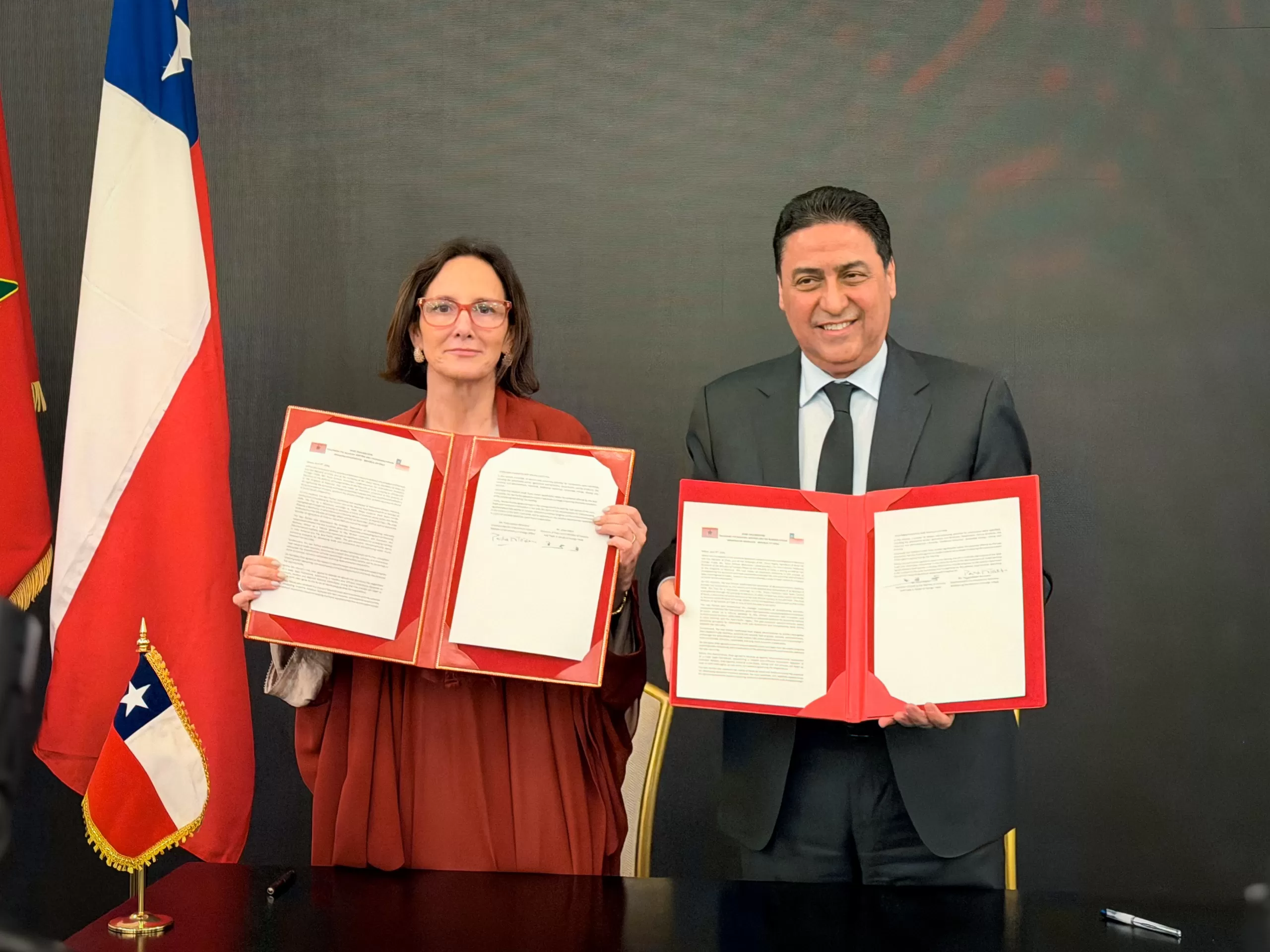 Chile y Marruecos suscriben declaración conjunta y dan primer paso para un acuerdo comercial