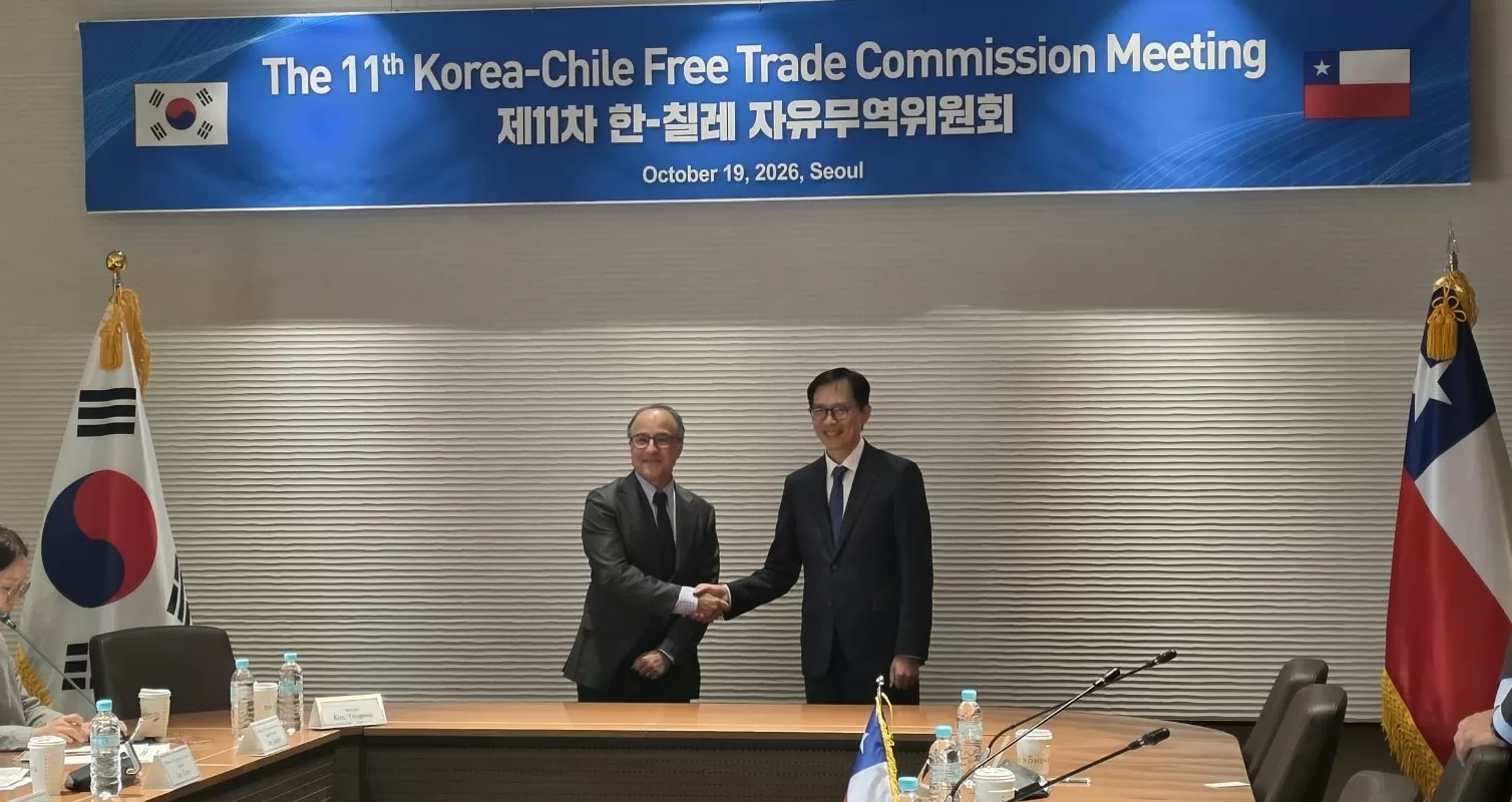 Chile y Corea del Sur reactivan su Comisión de Libre Comercio tras diez años sin sesionar