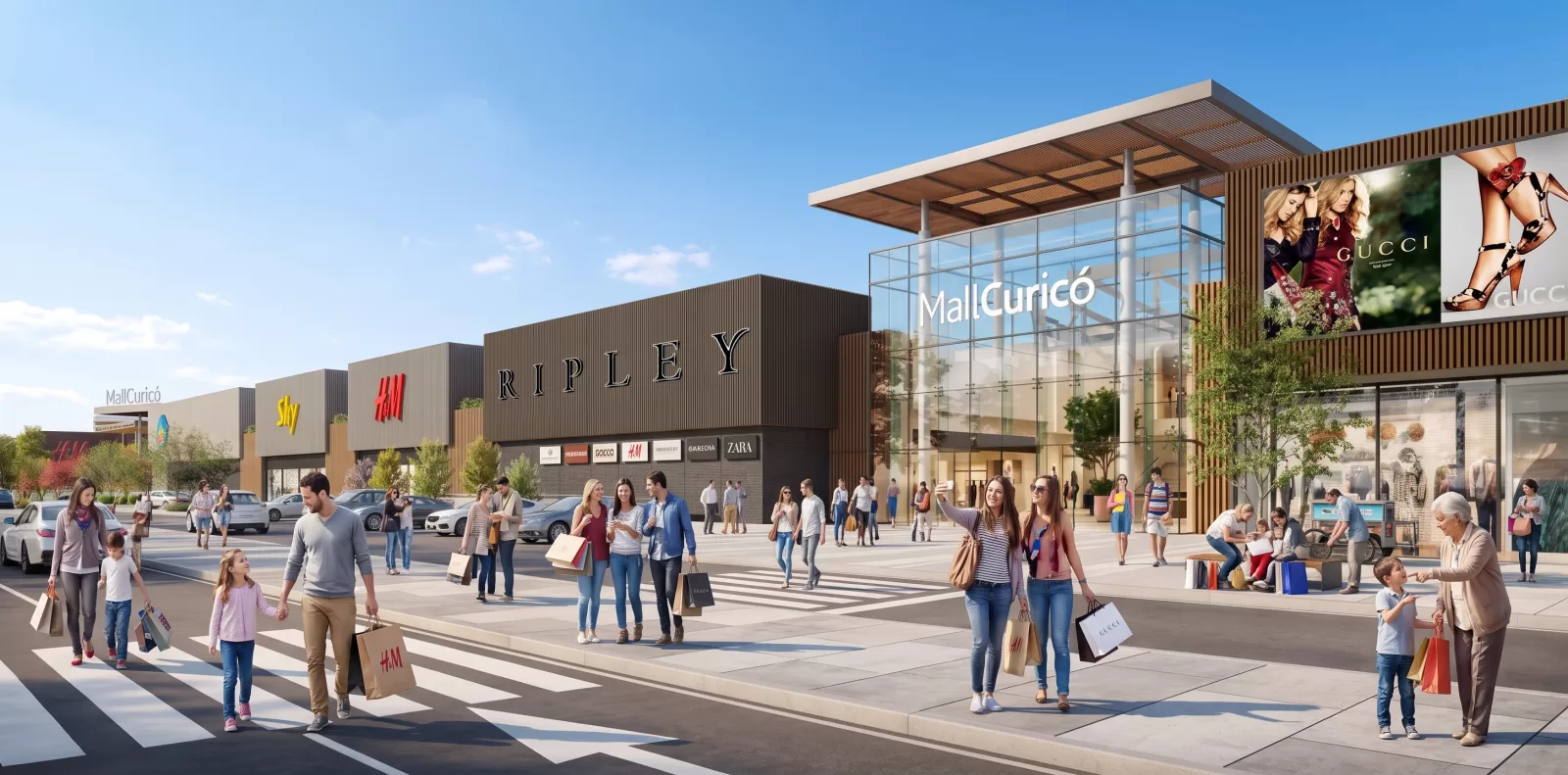 Mall Curicó anuncia ampliación de $49.000 millones: más de 70 locales nuevos y 400 estacionamientos